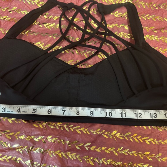 Black Strappy Lululemon Sports bra Free To Be Wild - Picture 2 of 7